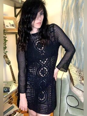 Free People “Rosalind” Crochet Dress